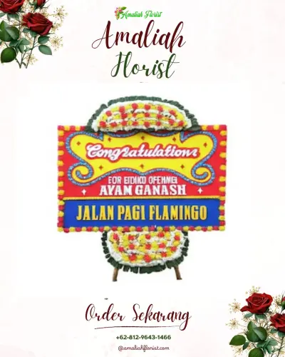 Bunga Papan Congratulation di Salak